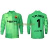 Original Fußballtrikot FC Barcelona Ter Stegen 1 Torwart Ausweichtrikot 2021-22 Langarm Für Herren